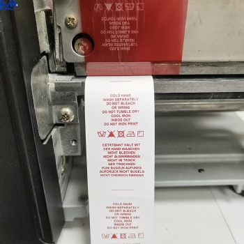 Printed Nylon Taffeta Fabric Label Ribbon for garments