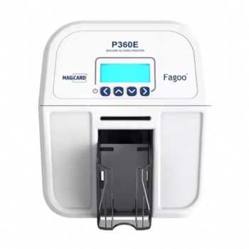 Single and Double-sided Hologram Watermarks Function Pvc Id Card Printer That Prints Member Employee Business Cards